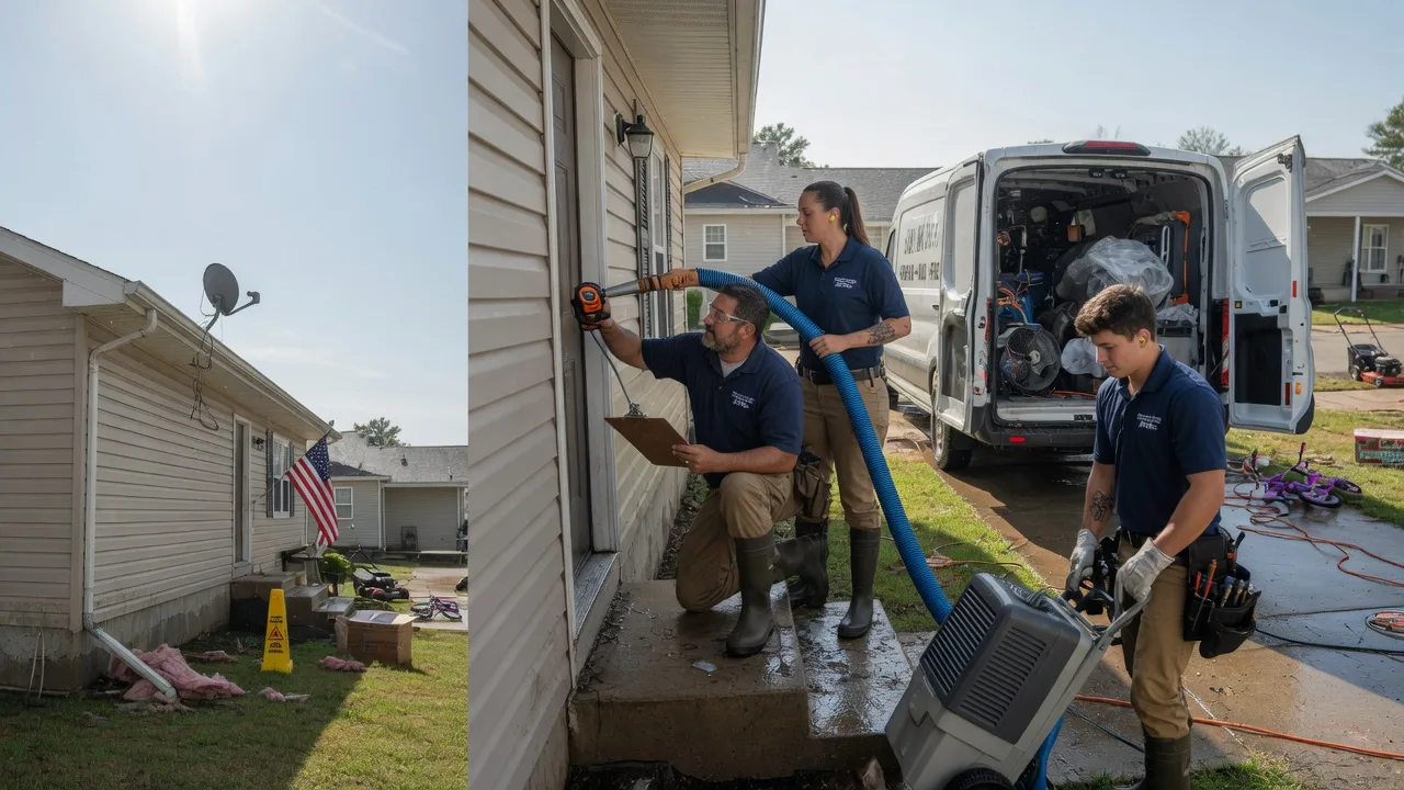Ceiling Water Damage Restoration in Rice, VA near me